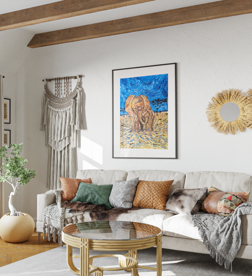 Art on wall