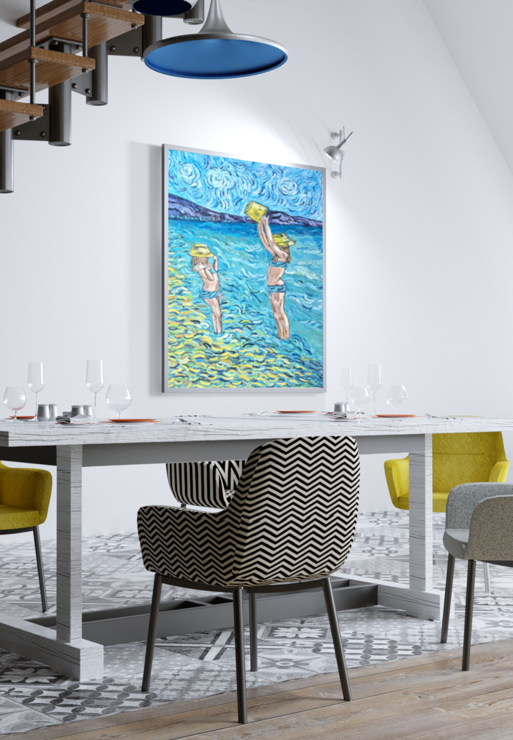 Art on wall
