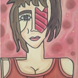 Girl in red