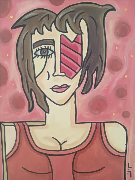 Girl in red