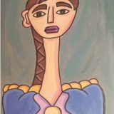 Girl with long hair