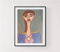 Girl with long hair