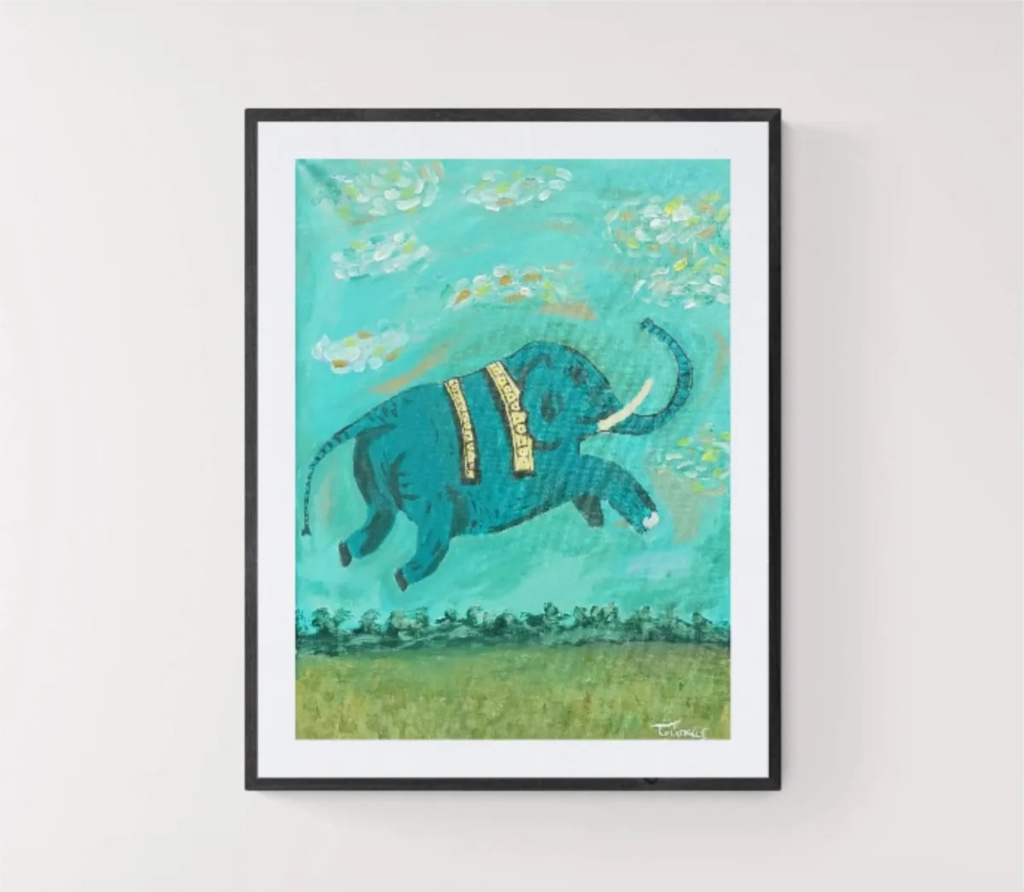 Flying elephant