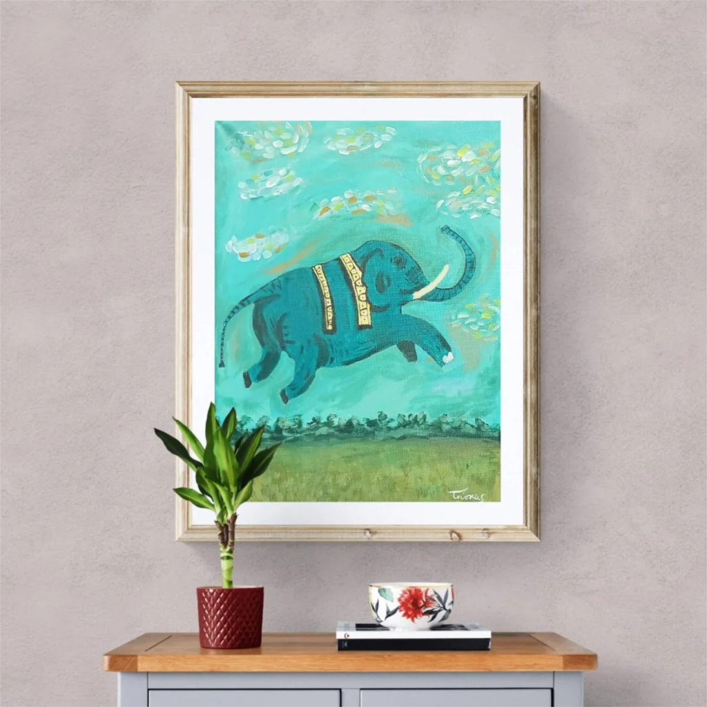 Flying elephant