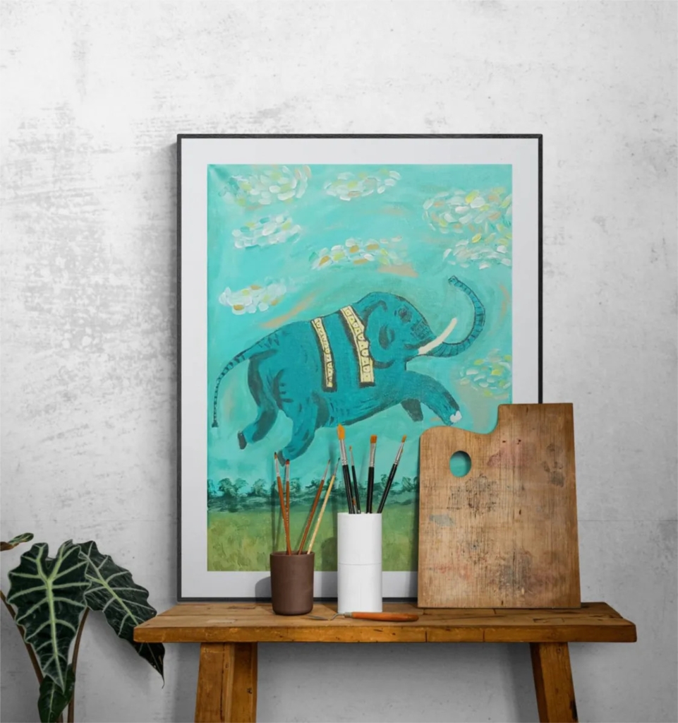 Flying elephant