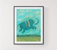 Flying elephant