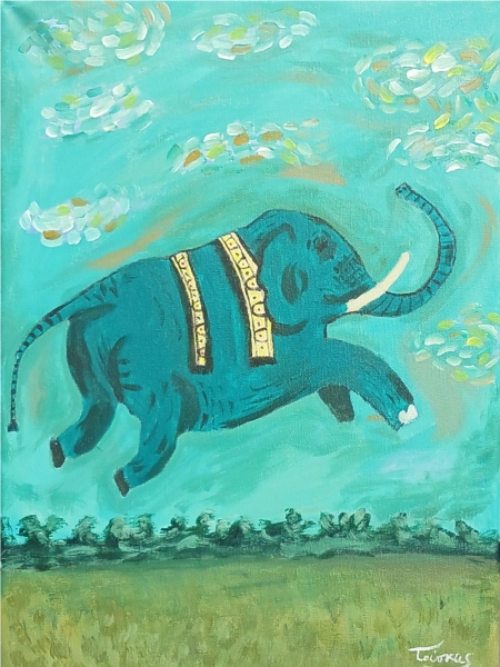 Flying elephant