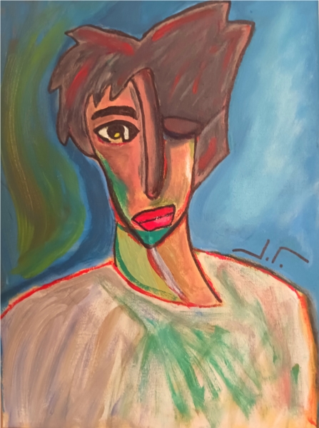 Boy looking