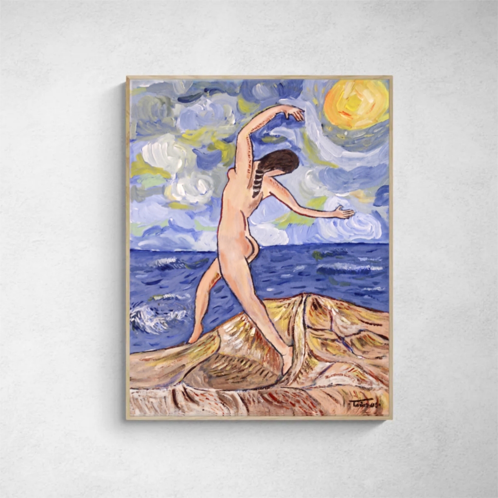 Girl by the sea