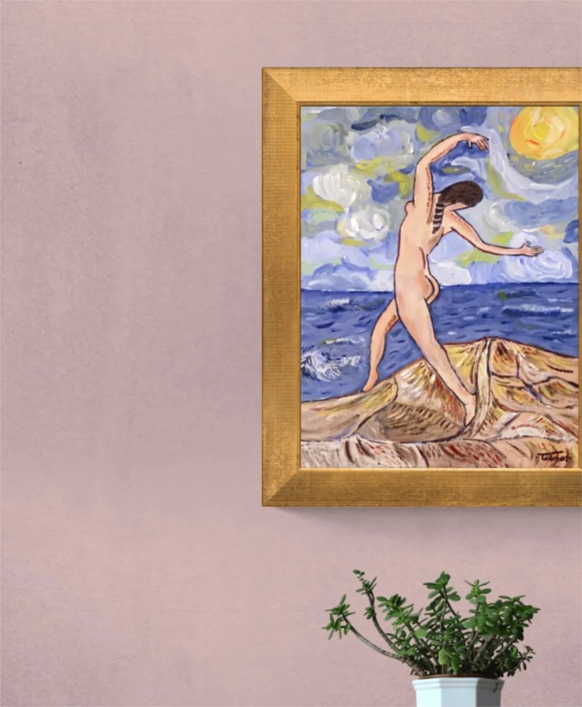Girl by the sea