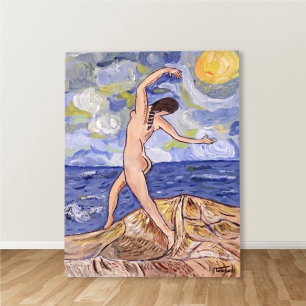 Girl by the sea