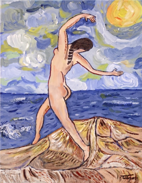 Girl by the sea