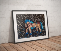 Mosaic Horse in Motion
