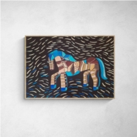 Mosaic Horse in Motion