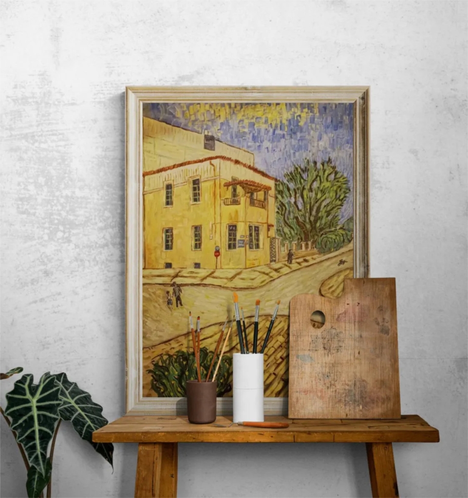 Yellow building