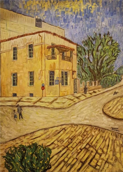 Yellow building