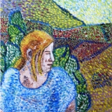 Girl in fields
