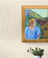 Girl in fields