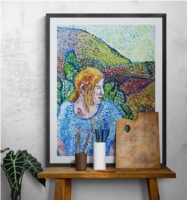 Girl in fields