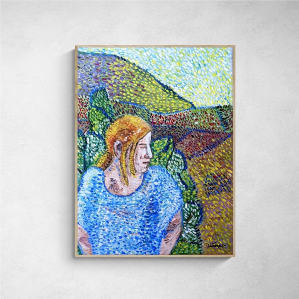 Girl in fields