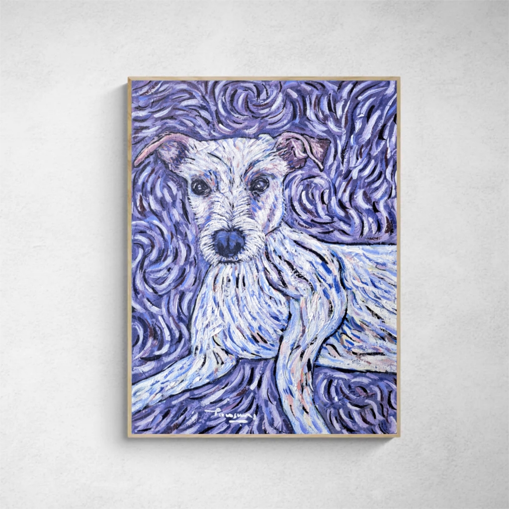 Dog lying down