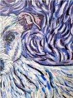 Dog lying down