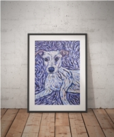 Dog lying down