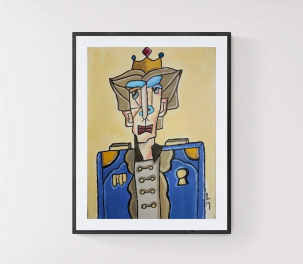 Portrait of king