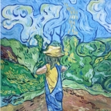 Girl with yellow hat