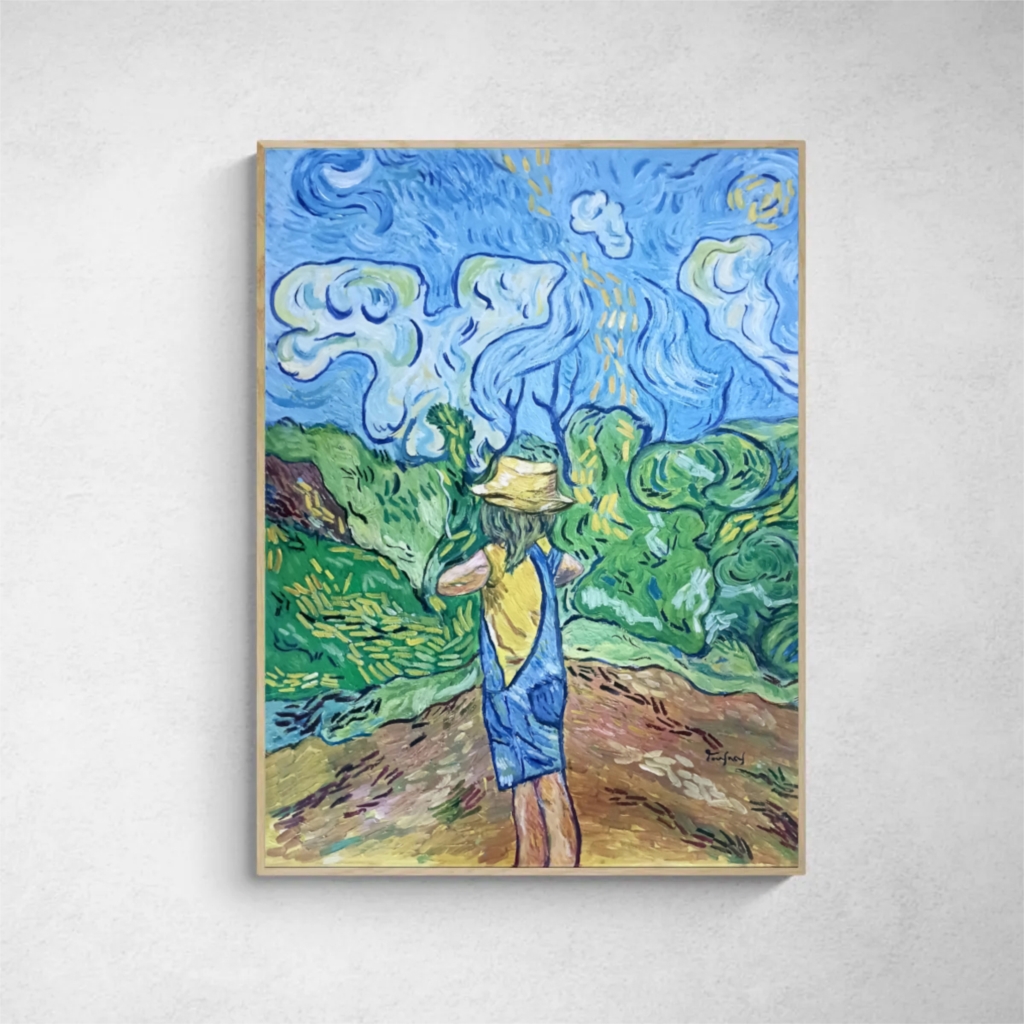 Girl with yellow hat