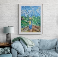Girl with yellow hat