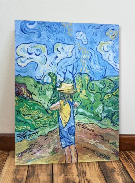Girl with yellow hat