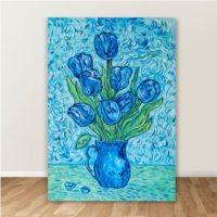 Blue tulips