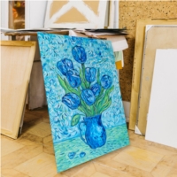 Blue tulips