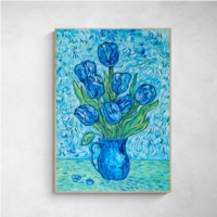 Blue tulips