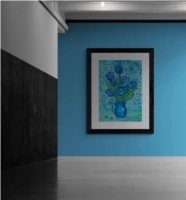 Blue tulips