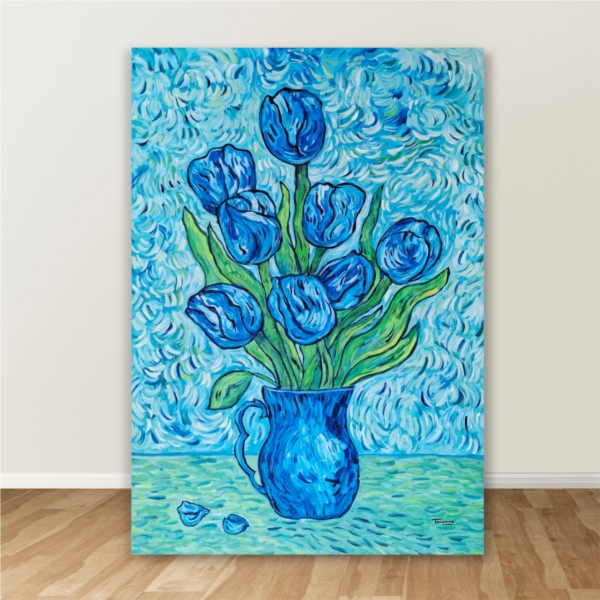 Blue tulips