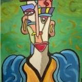 Figure with a hat