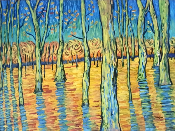 Forest in the fall
