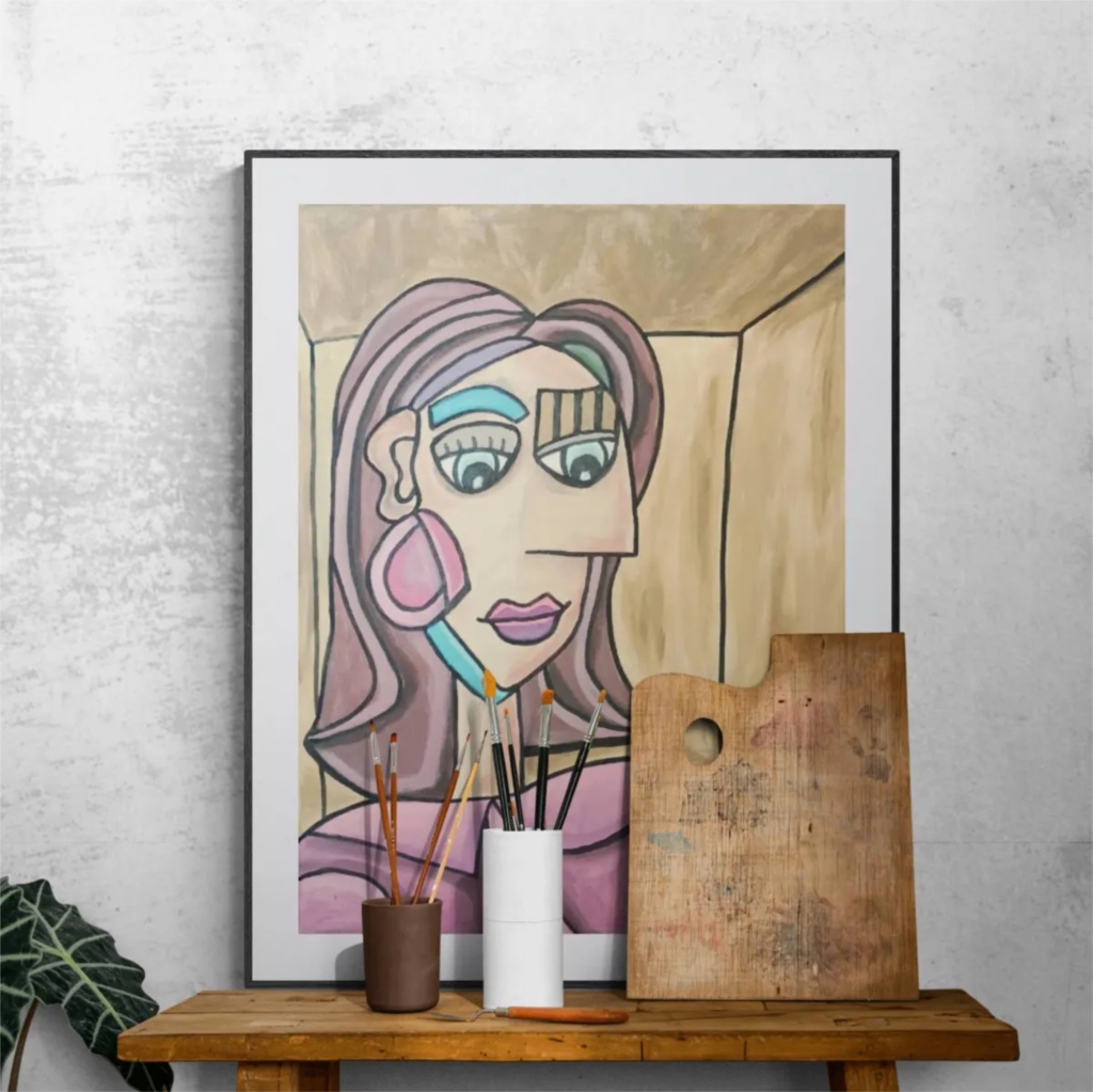 Girl in a box