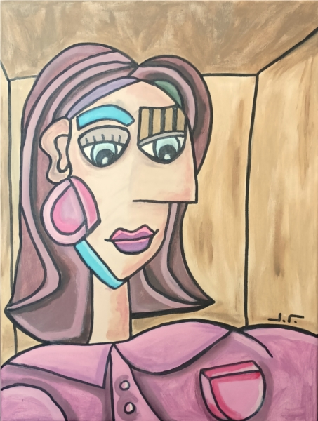 Girl in a box